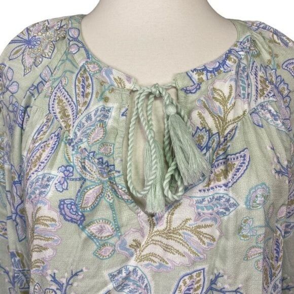 Lucky Brand Long Sleeve Blouse Size Medium - Picture 4 of 5